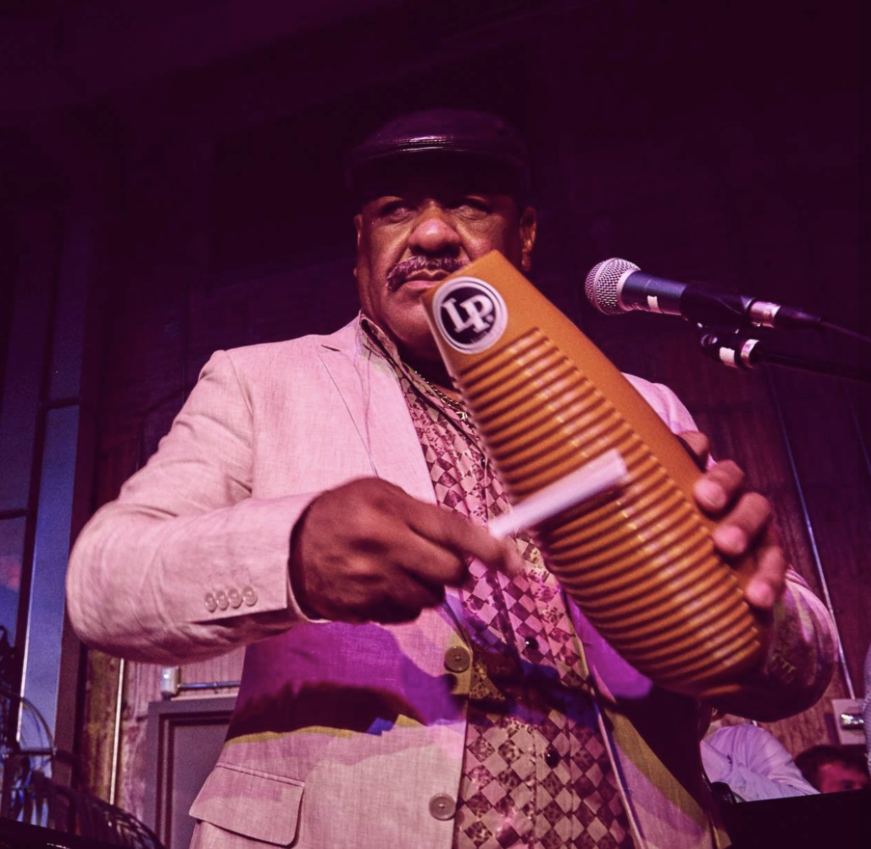 Cuban horn section recording live